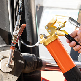 THINKWORK coupler beside ruler showing compact 0.53" tip for tight spaces