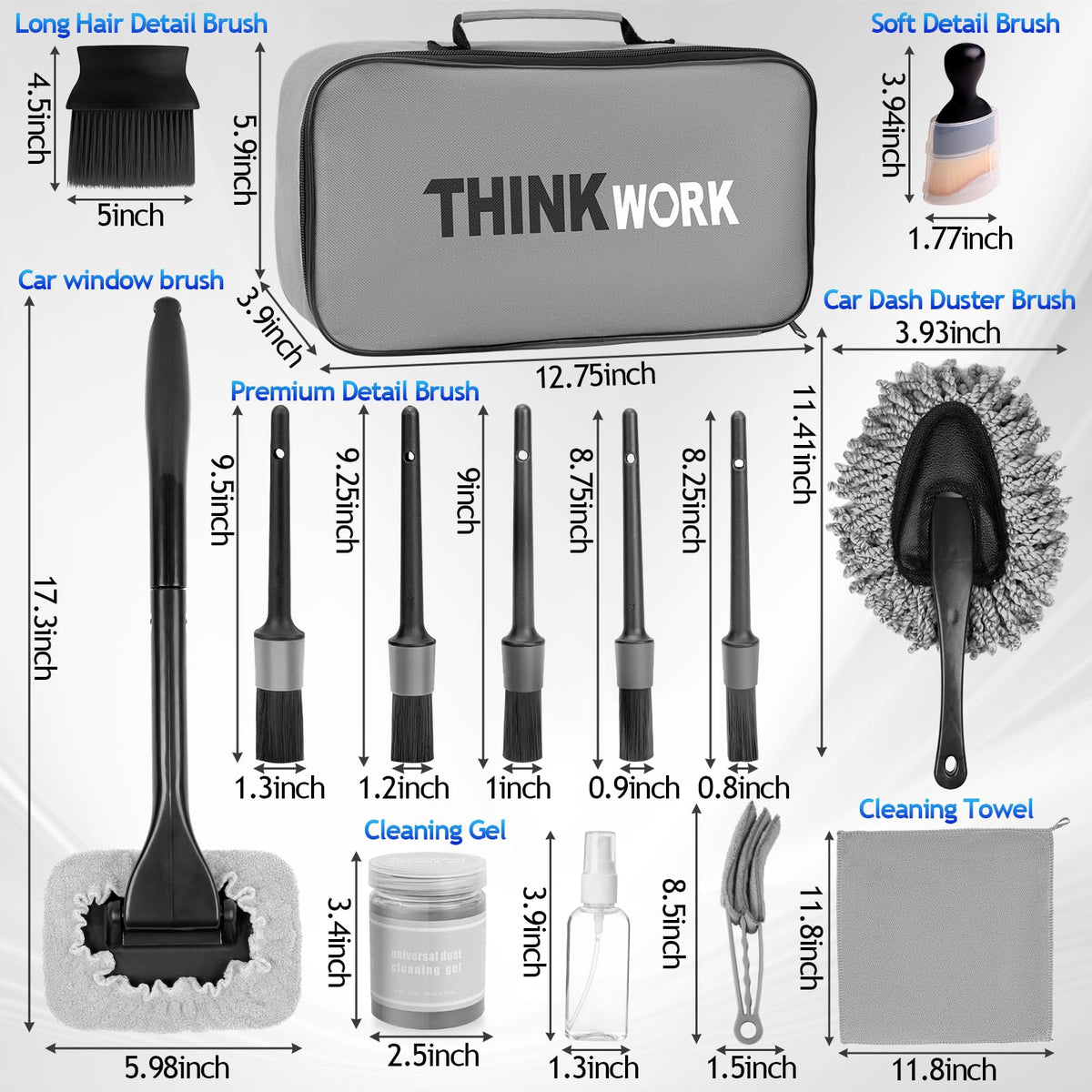 THINKWORK storage bag open with tools laid out showing compact transport and storage