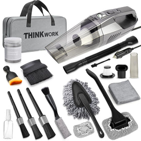 THINKWORK vacuum front view showing compact design and powerful suction