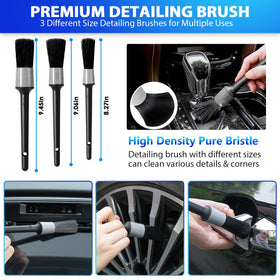 THINKWORK vent brush cleaning car vent demonstrating precise dust removal
