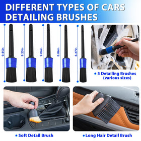 THINKWORK windshield cleaner angled showing rotatable head for corner and edge reach
