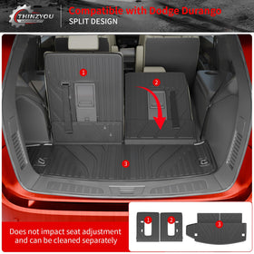 Thinzyou mat in use with pets and groceries, keeps interior clean