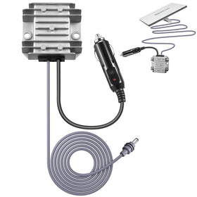 Thlevel adapter front view showing connector and integrated cable for easy setup
