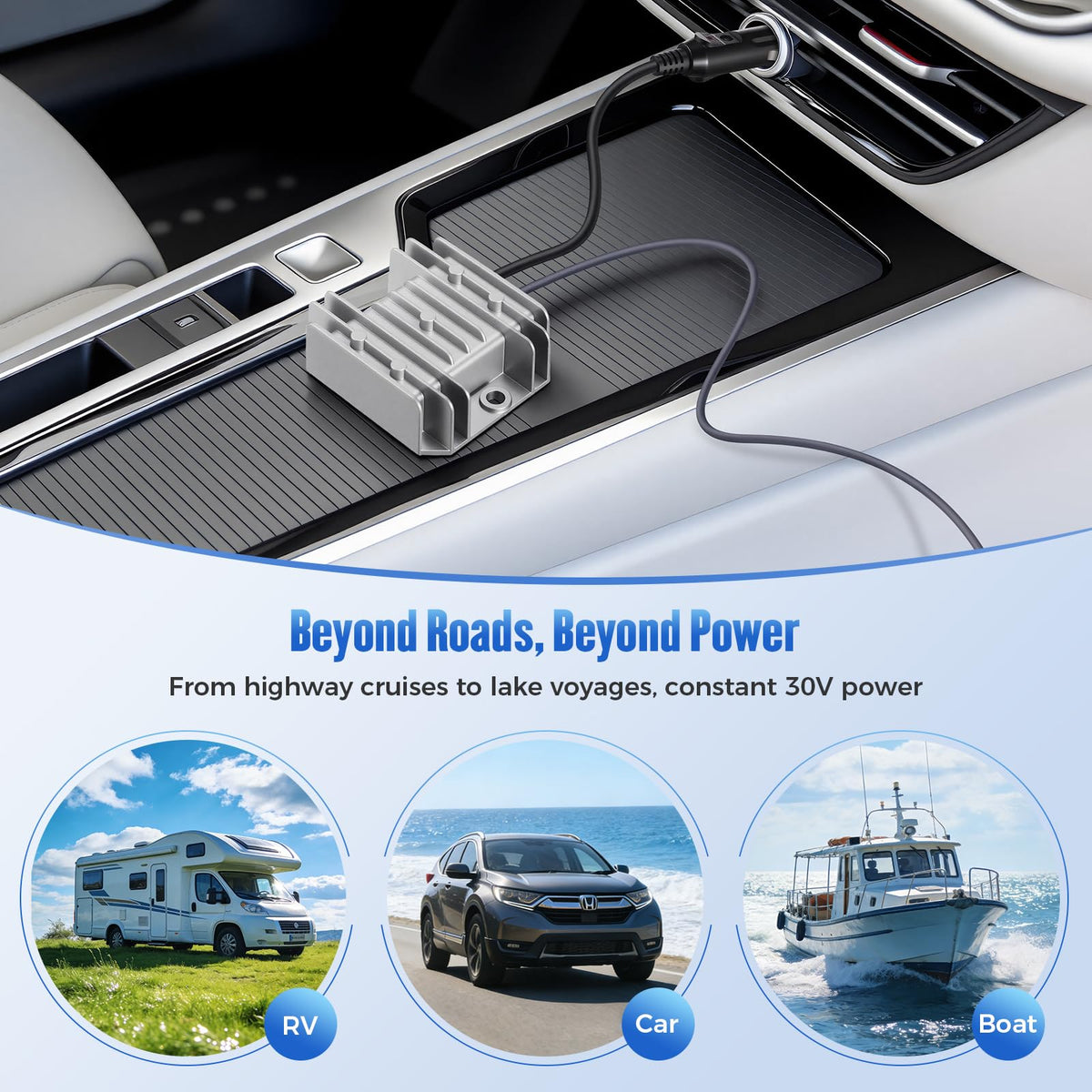 Thlevel aluminum converter body highlighting rugged housing and heat dissipation