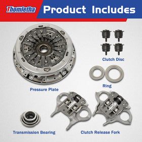 Thomletha clutch fork at installation angle demonstrating ease of fit