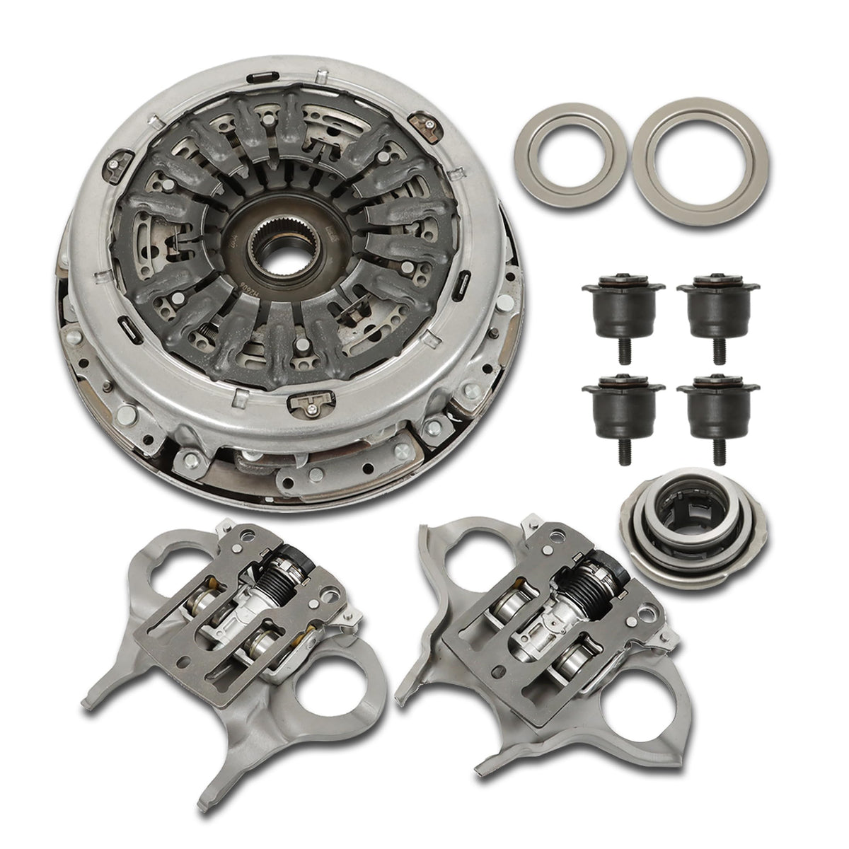 Thomletha dual clutch fork front view showing fitment and durability