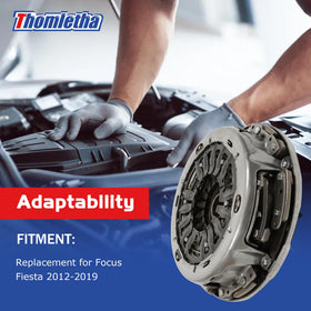 Thomletha dual clutch fork side profile illustrating robust construction