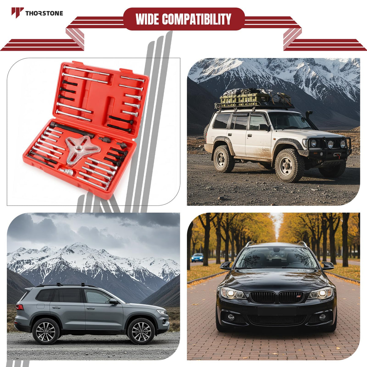 Thorstone lifestyle garage use displaying portability and on-vehicle utility