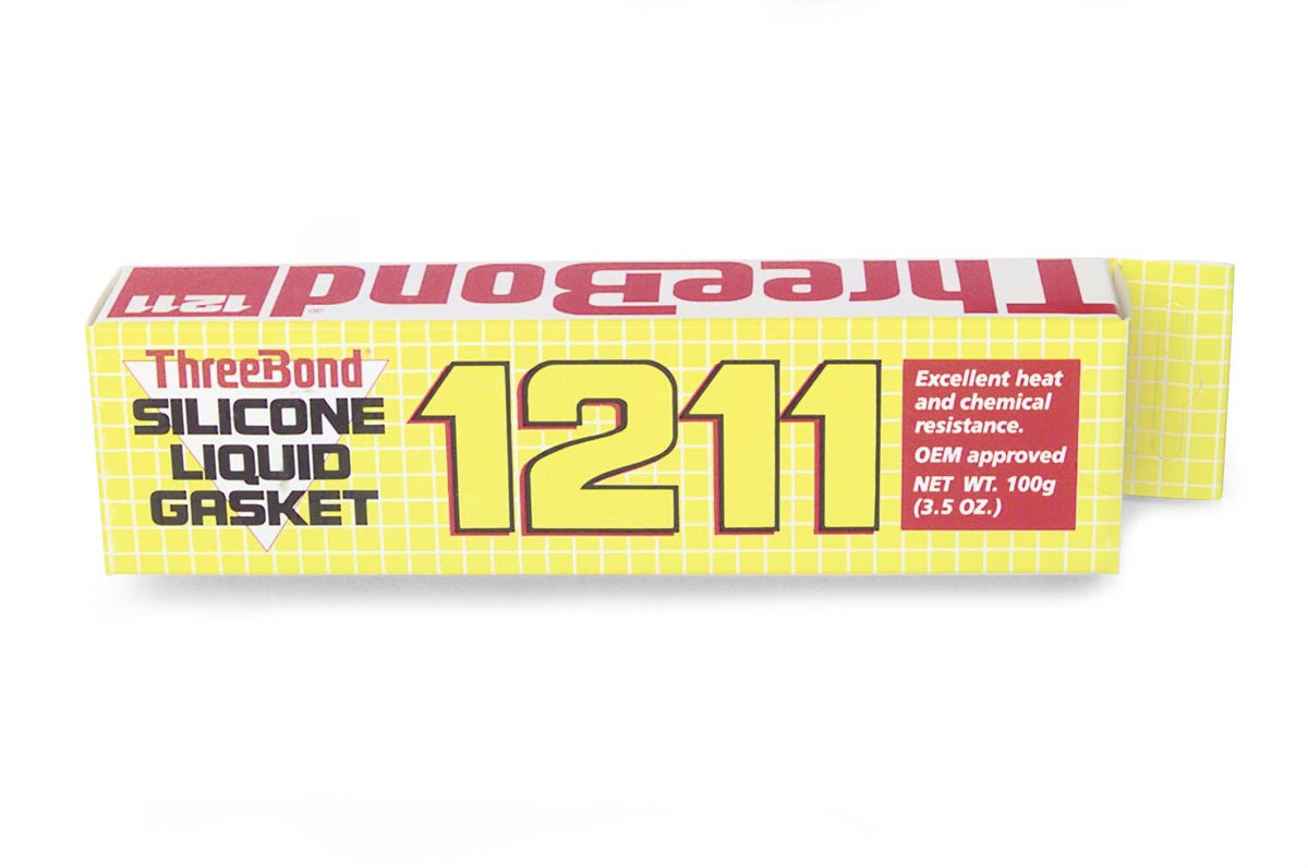 ThreeBond TB1211 front label showing product and benefit of durable engine sealing