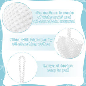 Threlaco absorbent fill closeup demonstrating oil uptake capacity