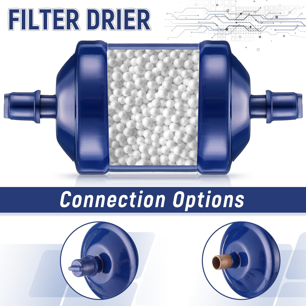 Threlaco EK-083S cutaway showing molecular sieve media, removes moisture for reliability