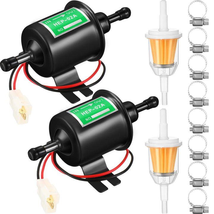 Threlaco front view of two-pack pump kit showing components and packaging for quick identification