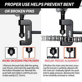 Thsakzo three pin sizes and press plates showing compatibility benefits