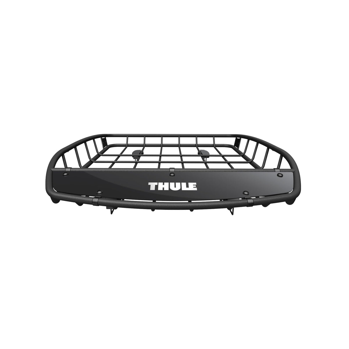 Thule Canyon XT front view showing full basket and sleek profile for more cargo