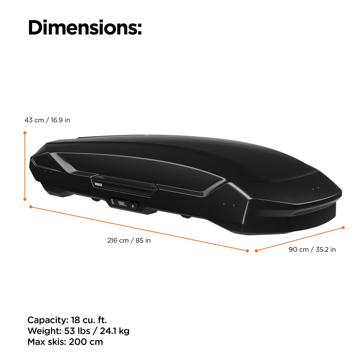 Thule Motion 3 XL SlideLock lock detail showing secure closure indicator