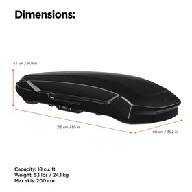 Thule Motion 3 XL SlideLock lock detail showing secure closure indicator