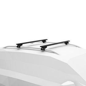 Thule WingBar Evo side profile highlighting Trail Edge design for reduced drag