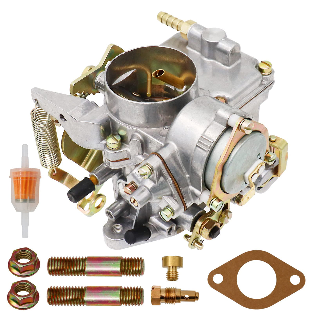 THUNDERMINGO front view of carburetor showing overall fit and build quality