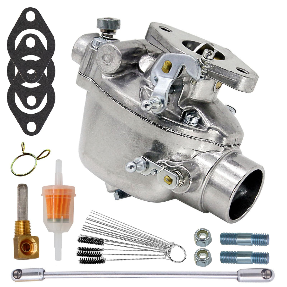 THUNDERMINGO front view showing complete replacement carburetor and fitment benefit