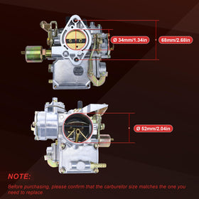 THUNDERMINGO carburetor mounted on dual-port manifold for direct fitment