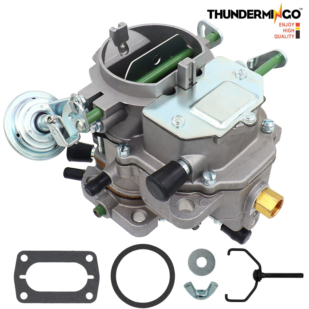 THUNDERMINGO mounting flange with measurements for easy bolt pattern verification