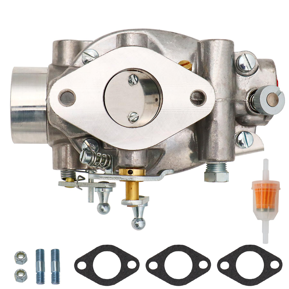 THUNDERMINGO carburetor beside ruler illustrating scale for accurate purchase