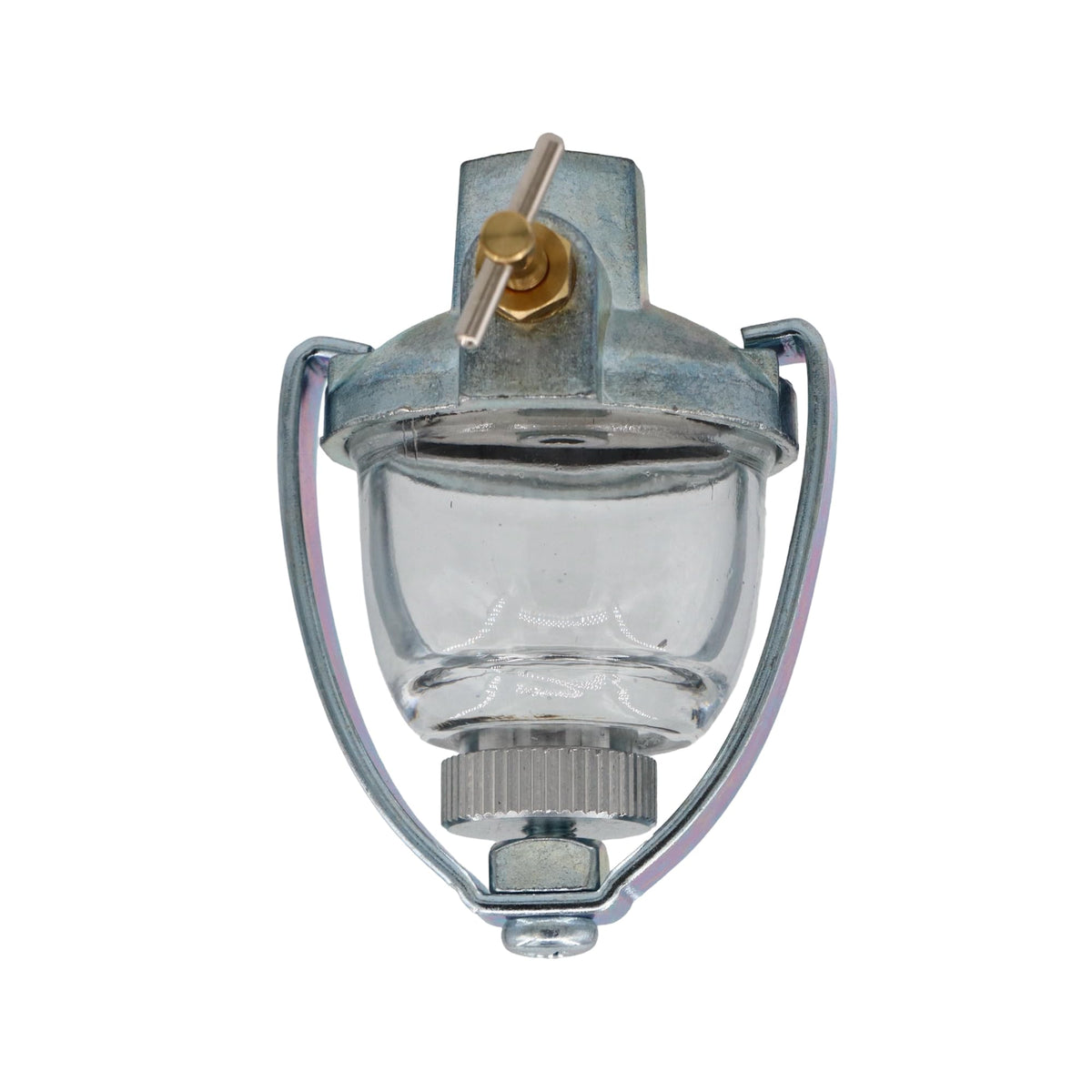 THUNDERMINGO front view of fuel sediment bowl assembly showing clear bowl benefit