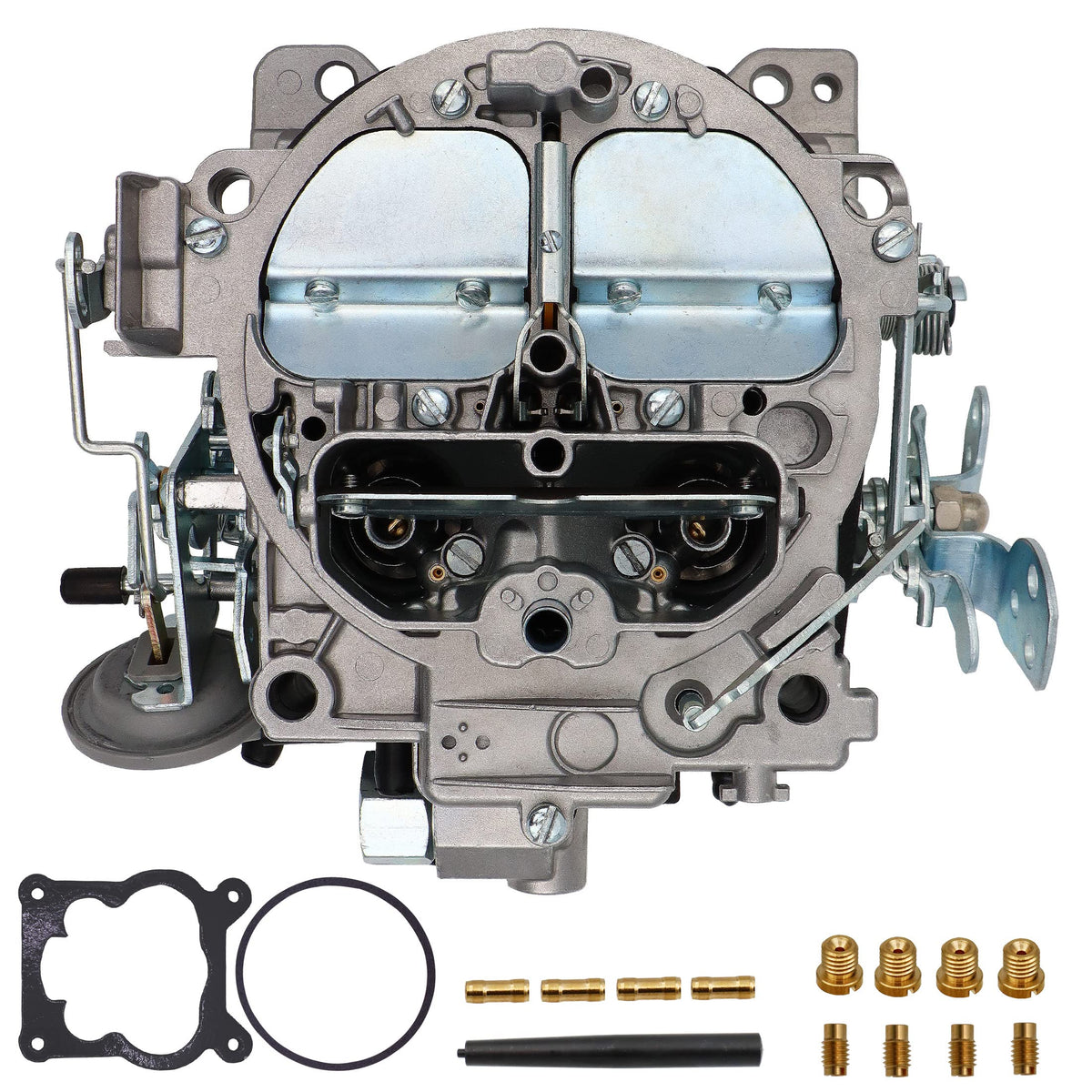 THUNDERMINGO front view showing complete 4-barrel carburetor improving drivability