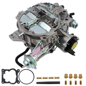 THUNDERMINGO front view of Quadrajet 4-BBL carburetor showing mounting points for easy replacement