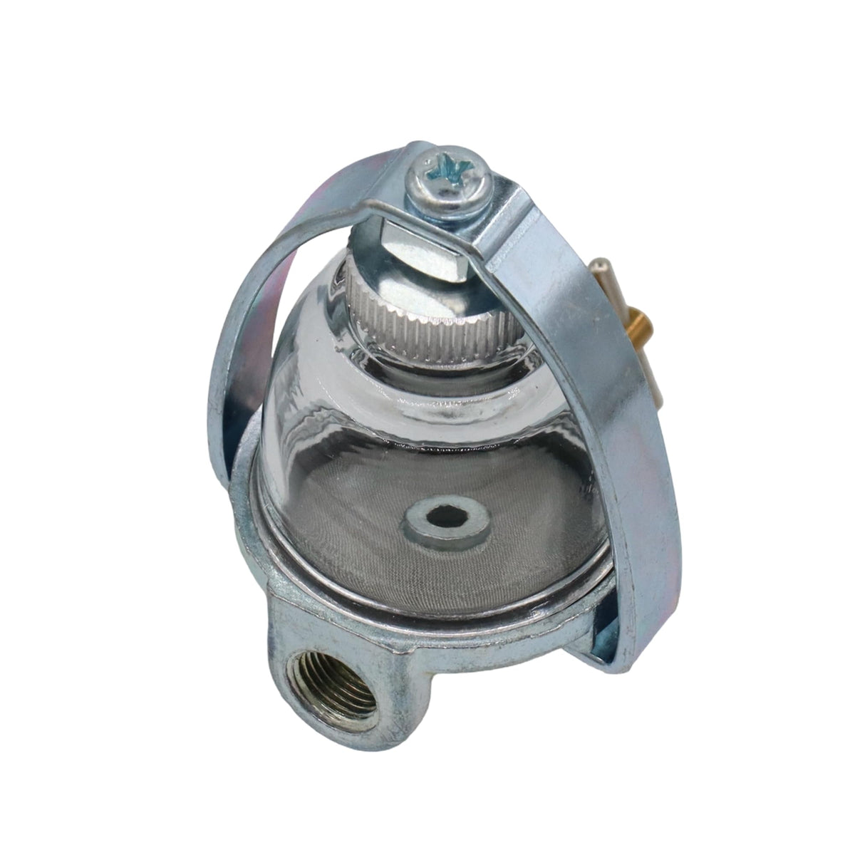 THUNDERMINGO image showing 1/8" NPT inlet and outlet for easy fuel-line fitment