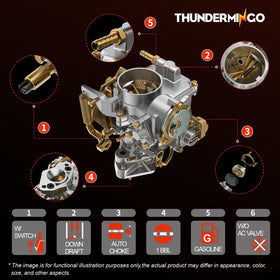 THUNDERMINGO installed on VW engine demonstrating correct OEM replacement fit