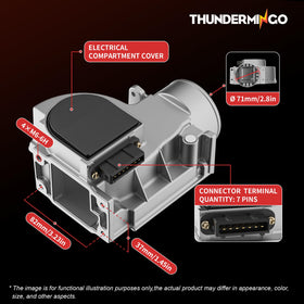 THUNDERMINGO MAF installed in intake demonstrating smooth integration and performance
