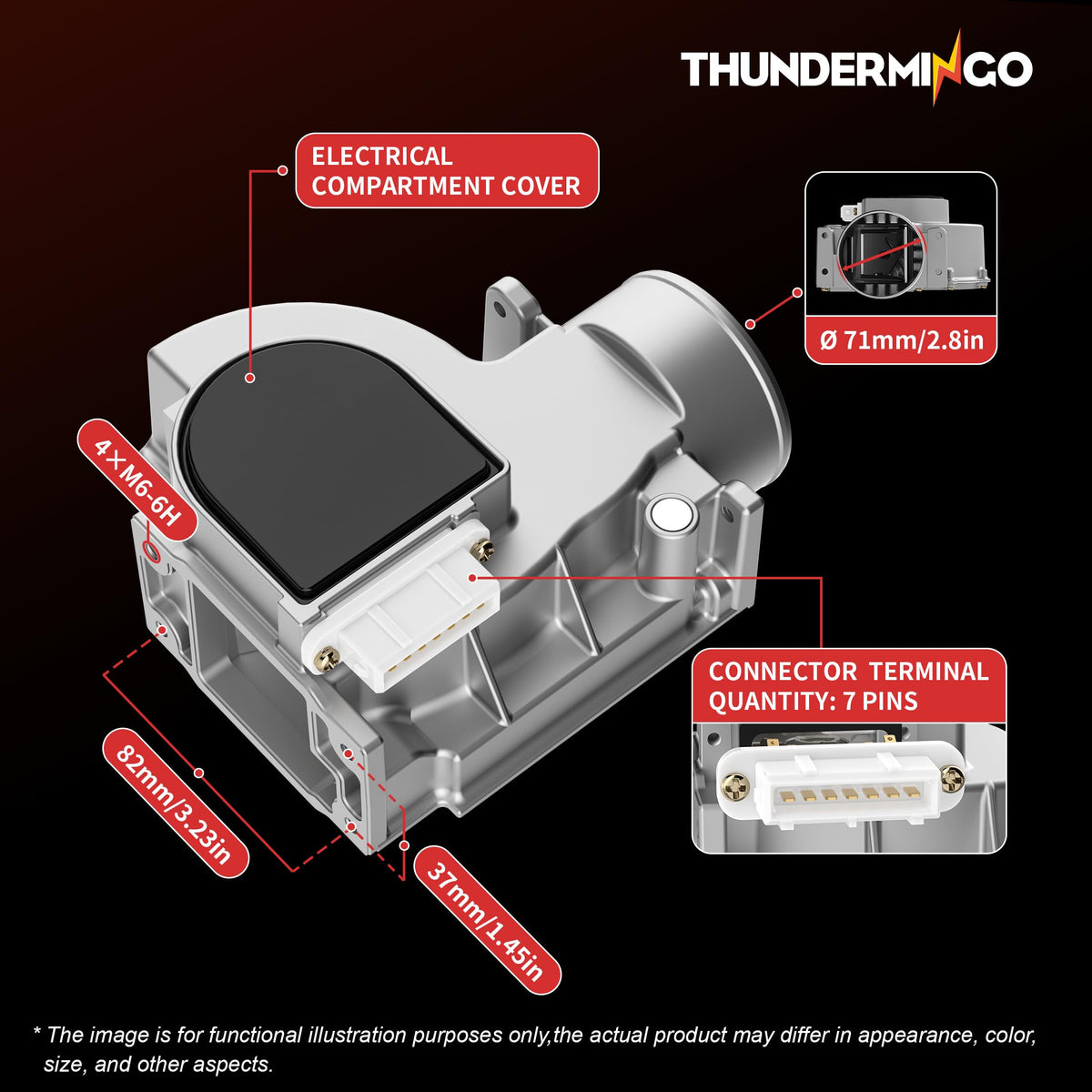 THUNDERMINGO side label with part numbers for hassle-free part verification benefit