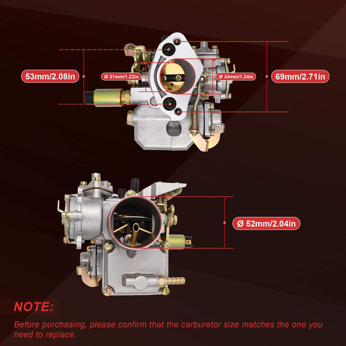 THUNDERMINGO side profile with throttle linkage for easy installation alignment