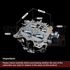 THUNDERMINGO side view focusing vacuum-secondary for smoother throttle response
