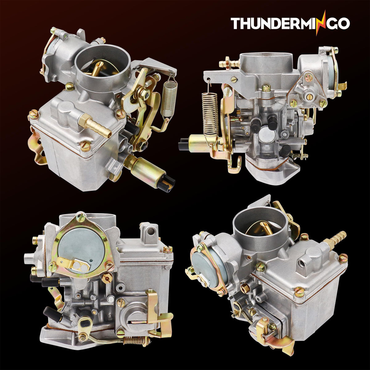 THUNDERMINGO top view of air filter mount matching 47mm inner diameter