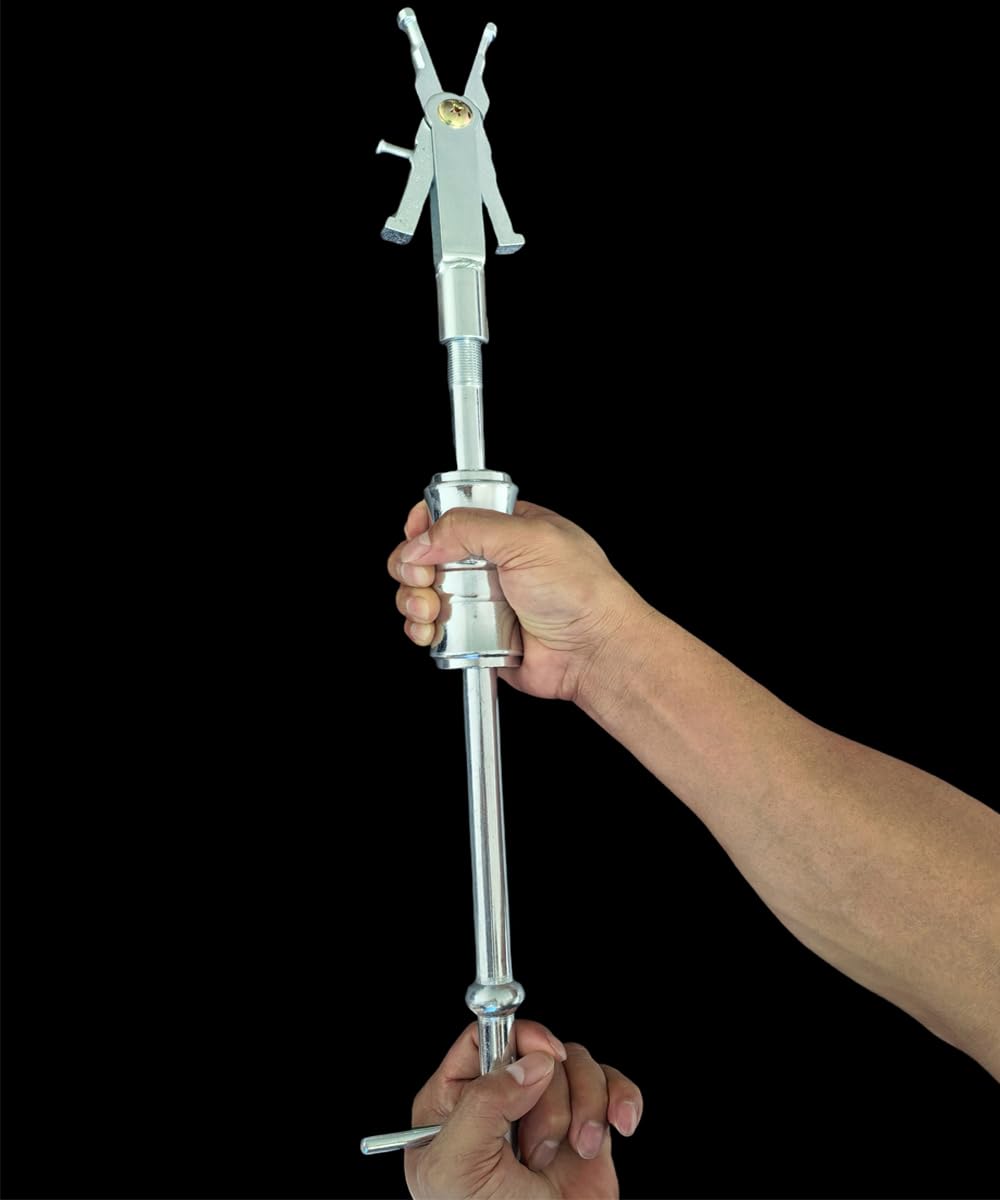 TIANAOKEJI tool in garage on engine block, conveys real‑world automotive use benefit