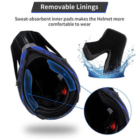 TIANDU helmet worn on dirt bike illustrating real-world trail protection