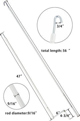 TIANMEIYI folded handle profile demonstrating compact storage benefit