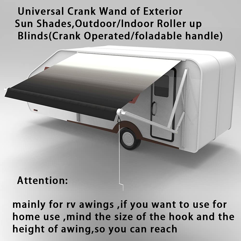 TIANMEIYI in-use on RV awning illustrating smoother extension and retraction
