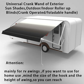 TIANMEIYI in-use on RV awning illustrating smoother extension and retraction