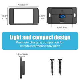 TIANWIDJEW size comparison with phone illustrating compact space-saving design