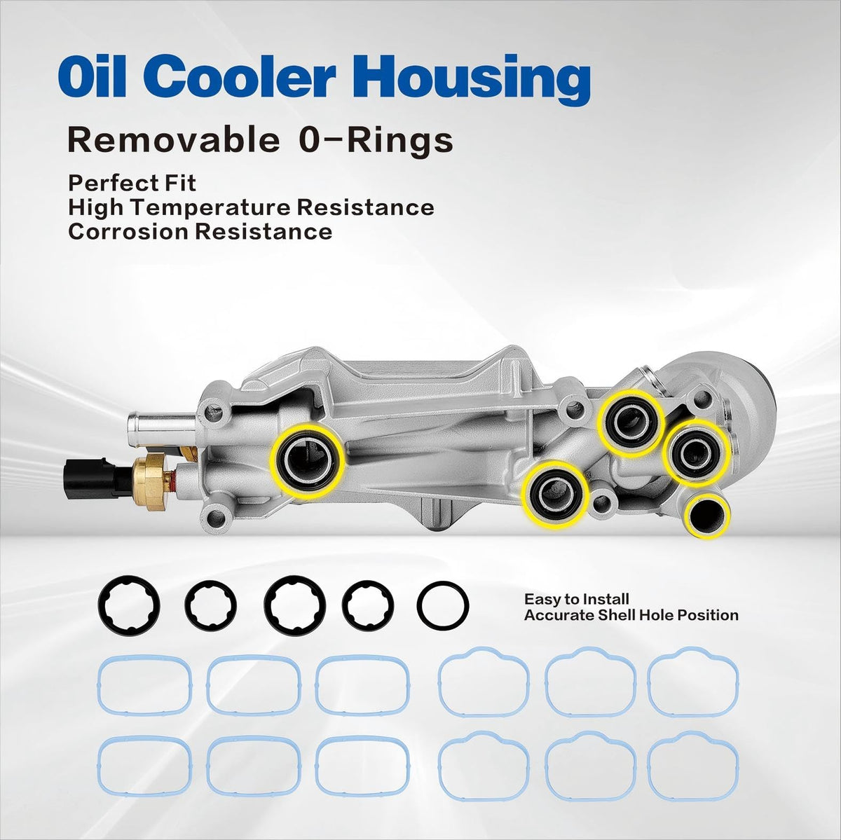 TIAYFEU oil cooler laminated plates closeup improving cooling efficiency