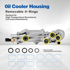 TIAYFEU oil cooler laminated plates closeup improving cooling efficiency