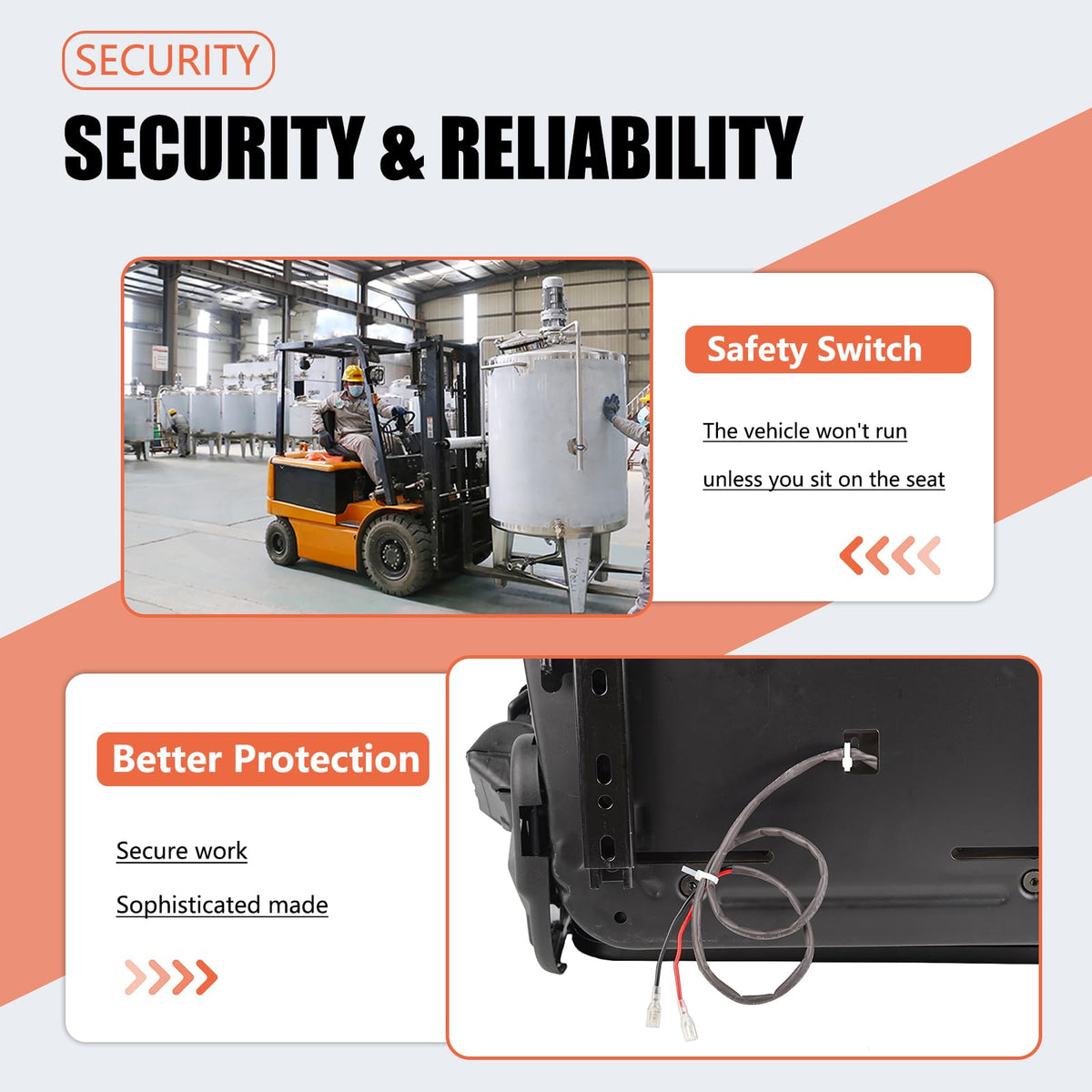 TICSEA operator position micro switch close-up showing safety integration benefit