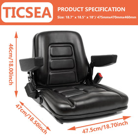 TICSEA installed in excavator cab showing fitment and improved operator ergonomics