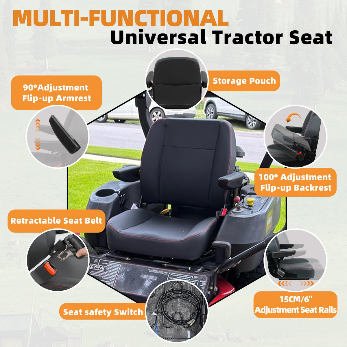 TICSEA installed in a forklift illustrating improved operator posture