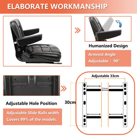 TICSEA slide rails and bolt holes displaying adjustable mounting for many machines
