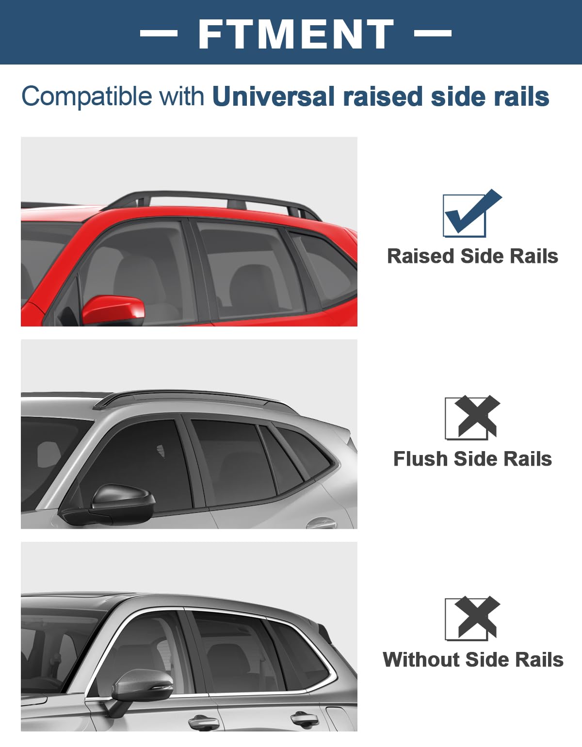 TideFree clamp with rubber coating protecting vehicle rails from scratches