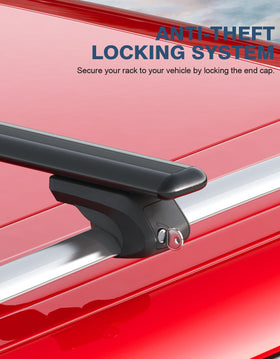 TideFree carrying two bikes on roof bars showing secure transport for outdoor activities